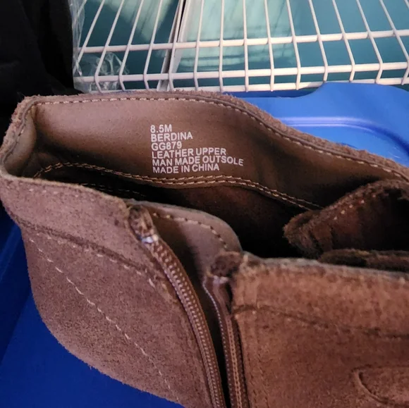 Tan wedge boot - Picture 5 of 5